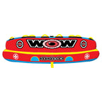 WOW World of Watersports 14-1080 Bingo 4 Inflatable, Secure Cockpit Seating Towable, Front and Back Tow