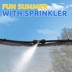 Säkee14 FT Trampoline with Enclosure Safety Net for Kids 375LBS Weight Capacity Outdoor Trampolines for Children Adults Family Backyards