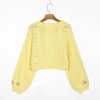 woman's sweater embroidery top