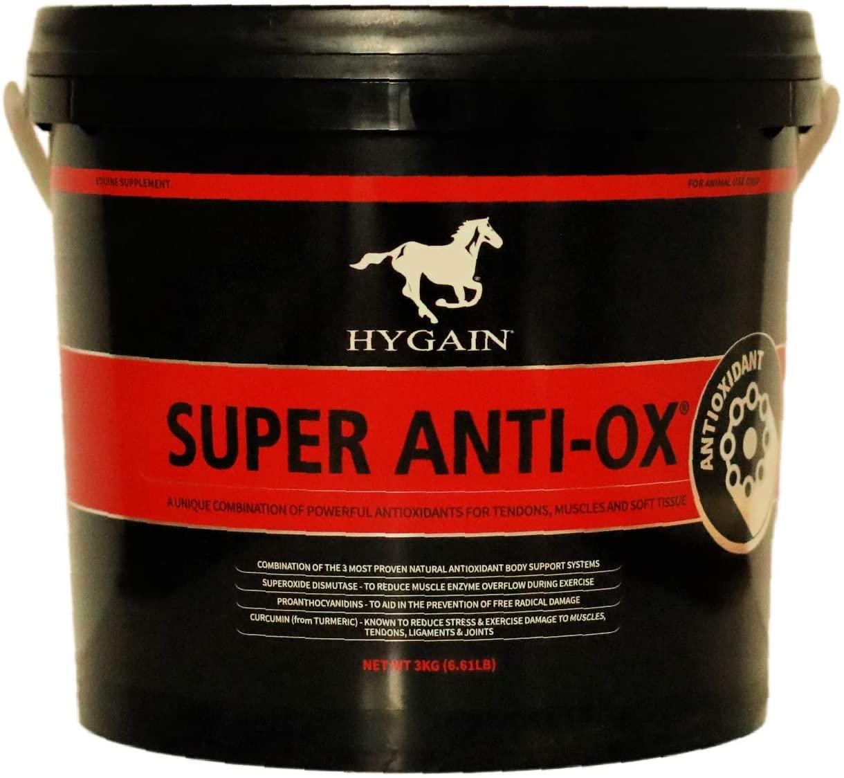 Hygain Super Anti-Ox - Tumeric Based Muscle, Tendon, Ligament & Joint Supplement for Horses