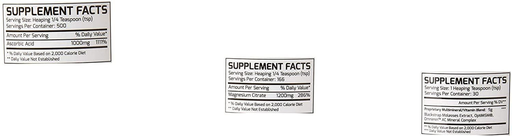 TRI-Start 30 Day Supply Health Kit by Dr Farrah World Renown Medical Doctor | Includes 3X Boston C Concentrate - 1x MEGA-DOSE Vitamin C - 1x Pixie DUST Magnesium |