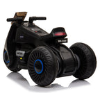 Kids 6V Electric 3-Wheel Motorcycle Ride On Toys, Battery Power Motorized Kids Ride On Motorcycle Bike, Double Drive Kids Dirt Bike Toddler Toys Cars Christmas Gifts for Boys Girls 2-6, Black, Q6930