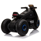 Kids 6V Electric 3-Wheel Motorcycle Ride On Toys, Battery Power Motorized Kids Ride On Motorcycle Bike, Double Drive Kids Dirt Bike Toddler Toys Cars Christmas Gifts for Boys Girls 2-6, Black, Q6930