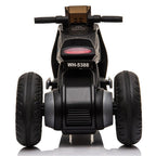 Kids 6V Electric 3-Wheel Motorcycle Ride On Toys, Battery Power Motorized Kids Ride On Motorcycle Bike, Double Drive Kids Dirt Bike Toddler Toys Cars Christmas Gifts for Boys Girls 2-6, Black, Q6930