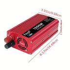 Car Vehicle Power Inverter 500W/1500W DC 12V To AC 110V 120V Converter 1 USB