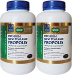 Manuka Health Bio30 Propolis 500mg 500 Capsules 100% Pure New Zealand Bee Propolis Immune System Support (Pack of 2)