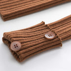 ruffles button fashion sweet slim sweater