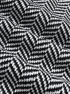 mens houndstooth pattern patchwork lapel button front knit casual cardigans