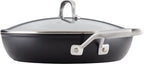 KitchenAid Hard Anodized Induction Nonstick Frying Pans / Skillet Set, 3 Piece - Matte Black