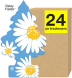 LITTLE TREES Air Fresheners Car Air Freshener. Hanging Tree Provides Long Lasting Scent for Auto or Home. Daisy Fields, 24 Air Fresheners