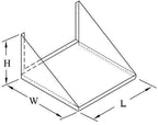 24" Length x 24" Width |  Steel Microwave Shelf | Metal Appliance Shelving | Heavy Duty | Commercial Grade | Wall Mount | NSF Certified | Silver