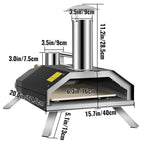 Portable  Steel Multifunctional Oven with Complete Accessories
