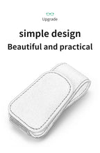 Car Visor Sunglass Holder, Magnetic PU Leather Glasses Eyeglass Hanger Clip For Car Sunglasses Holder And Ticket Card Clip For Car Visor Accessories