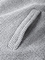 mens chenille knitted plush lined warm drawstring hooded cardigans