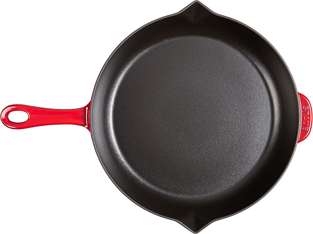 STAUB - 1223006 STAUB Cast Iron Fry Pan, 12-inch, Cherry