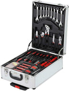 Craftsman Equipment Portable Instrument Kit Case 799 pcs. Machinery Apparatus Hand Tool Set Mechanics Appliance Metric Ratchet Wrench Screwdriver Hammer Technician Engineer Trolley Castors Box