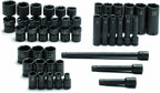 SK Hand Tool 31036 Drive Metric Impact Socket Set, 1/4-Inch, 39-Piece