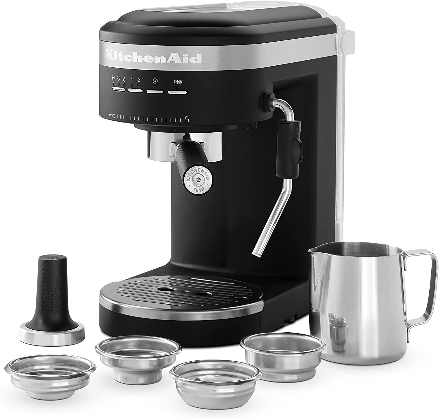 KitchenAid Semi-Automatic Espresso Machine KES6403, Black Matte