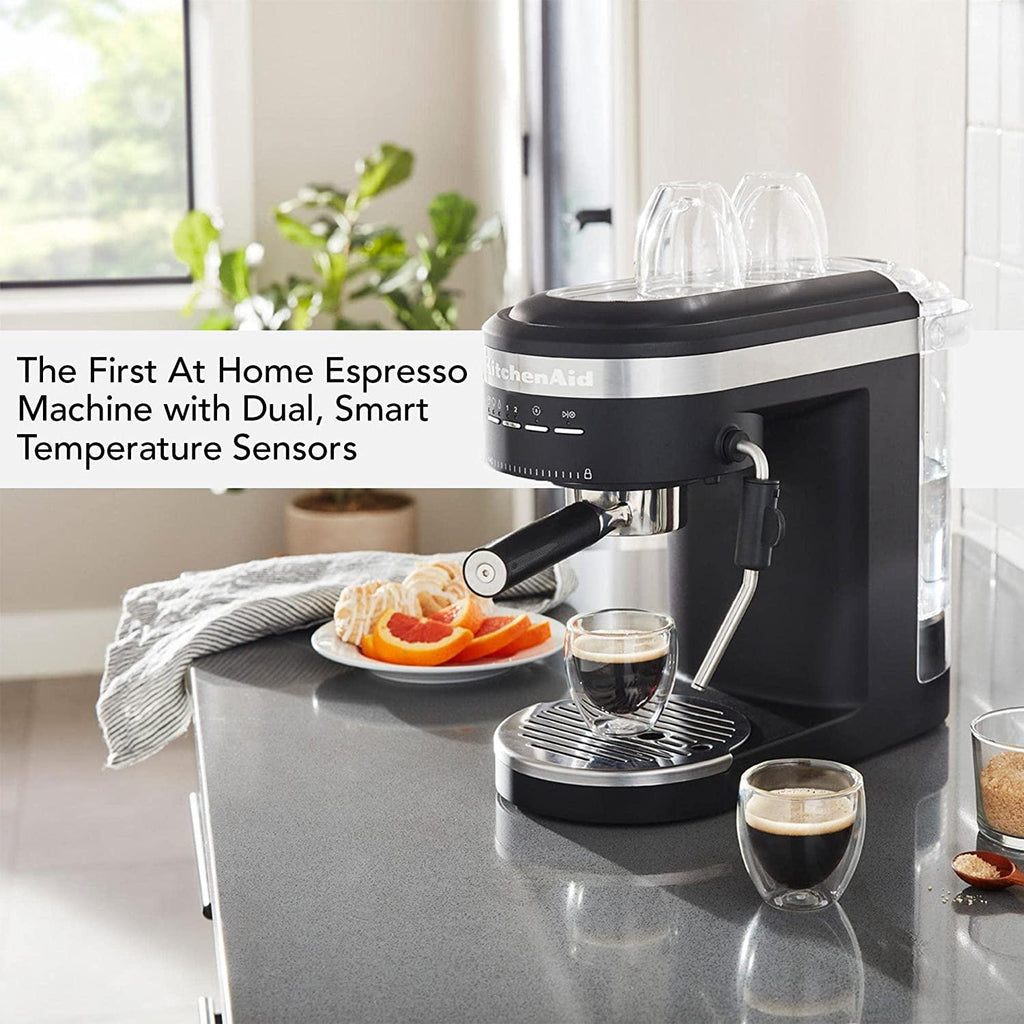 KitchenAid Semi-Automatic Espresso Machine KES6403, Black Matte