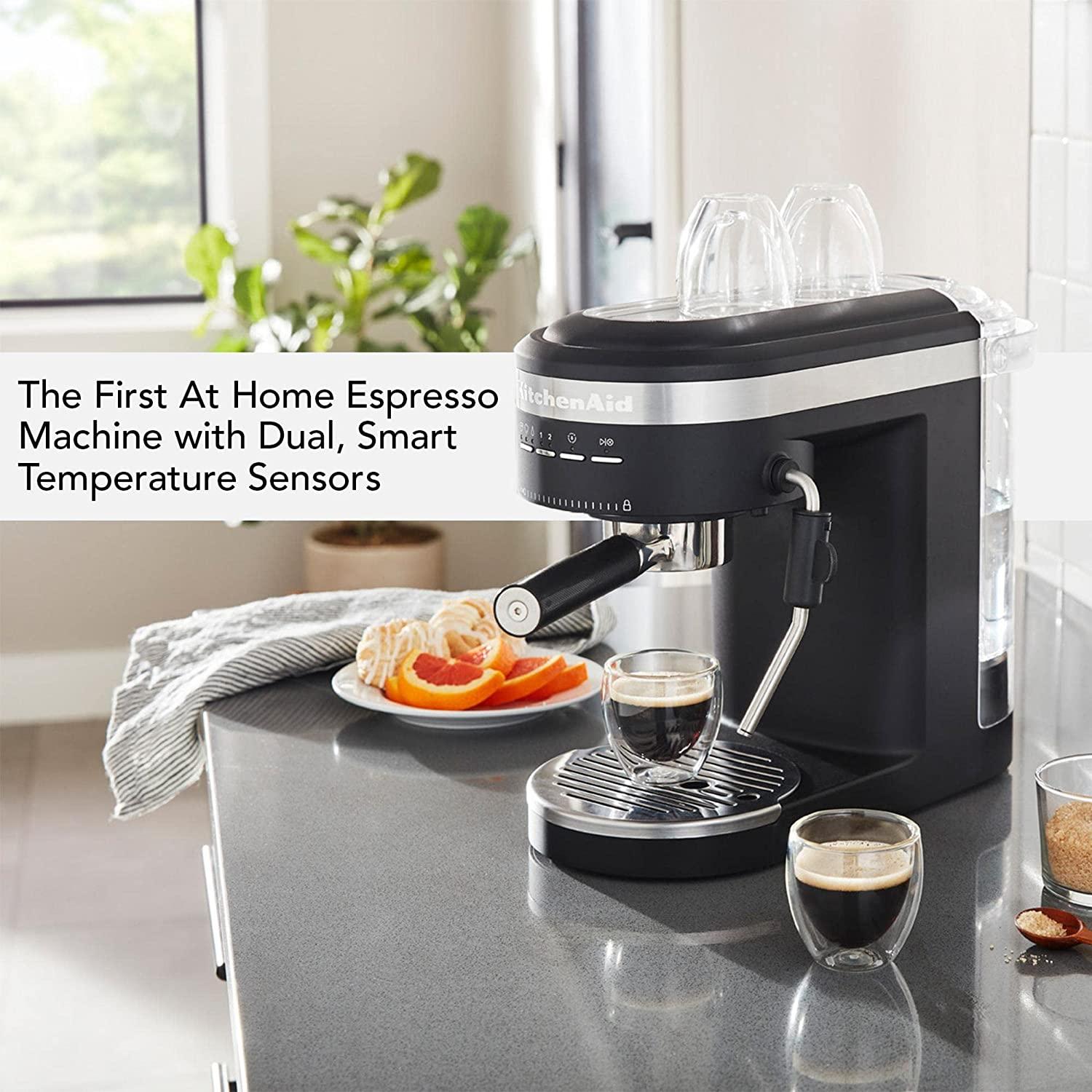 KitchenAid Semi-Automatic Espresso Machine KES6403, Black Matte