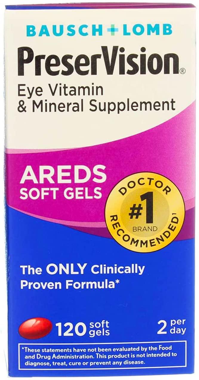 Bausch & Lomb PreserVision 120 Soft Gels (Pack of 10)