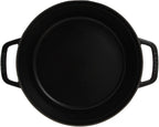 Staub Cast Iron 4-qt Round Cocotte - Matte Black, Made in France