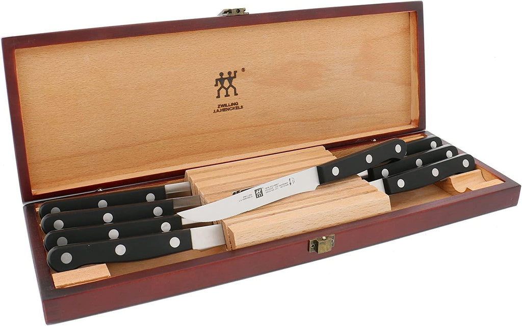 Zwilling J.A. Henckels Twin Gourmet 8-Piece Steak Knife Set with Box