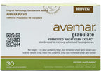Fermented Wheat Germ Extract - Authentic Avemar™ Granulate - FWGE, Super Concentrate, Avemar Pulvis™, Daily Immune and Cell Support, Natural, Instant Drink Mix, 6 Boxes 30 Packets Per Box