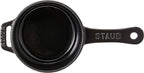 Staub Cast Iron 0.25-qt Mini Saucepan - Matte Black, Made in France