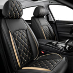 Upgrade Your Vehicle with 1pc of Luxury Car Seat Cover - Premium Faux Leather Car Seat Cushion Cover for Front &amp; Rear Seats!