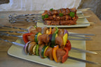 10 Skewer Rotisserie Rack Grill Automatic Rotating Motor Operated BBQ Kit