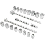 21 Pc 3/4" Drive Socket Wrench Set Standard sae Tools Truck Repair Sockets Auto-Tool set-Wrench set-Tool kit-Socket sets-Tools for mechanics-Socket set-Impact socket set-Hand tools-Mechanic tools