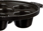Staub Cast Iron 5.75-inch Escargot Dish with 6 holes - Matte Black, Made in France