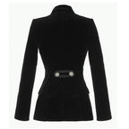 Sevan Velvet Swarovski Crystal Blazer