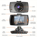 Full HD 1080P Car DVR Recorder With 140° Wide Angle View - Capture Every Moment While You Drive!