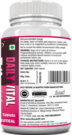 MuscleXP Hair, Skin & Nails Biotin Daily Vital (MultiVitamin with Vitamins, Minerals, Amino Acids & Health Blends) 60 Tablets (Pack of 10)