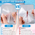 outus self-adhesive vinyl repair patch plastic repair patches kit for swimming pools inflatable boats products (30 pieces, 6 x 6 cm)