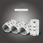 4/8pcs Aluminum Alloy Tire Valve Caps - Dustproof &amp; USA AIR Compatible - For Cars, Motorcycles &amp; Trucks