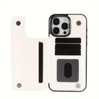 For  15/ 14/ 13/ 12/ 11 Pro Max/ Mini/ XR/ XS Max/ SE 2022/2020/ 7/ 8 Plus Wallet Case With Card Holder, PU Faux Leather Kickstand Card Slots Case, Double Magnetic Clasp And Durable Shockproof Cover