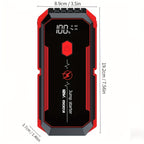 Car Jump Starter 2500A Peak Car Battery Jump Starter  Up To 2.11gal Gas And 1.85gal Diesel Engine 12V Portable Lithium Jump Starter LED Light/USB QC3.0