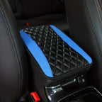 1pc SponAnd PU Leather Armrest Pad Cover Center Console Mat Car Accessories