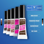 NYX PROFESSIONAL MAKEUP Micro Brow Pencil, Eyebrow Pencil, Taupe &amp; The Brow Glue Instant Brow Styler