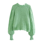 elegant knitted outwear cardigan