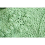 elegant knitted outwear cardigan