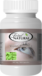 Vision Complex 1347mg 180 Count Bottle of Capsules [12 Bottles] by Total Natural, Safe and Natural Antioxidant Vision Health Supplement for Men and Women, GMP Premium Ingredients