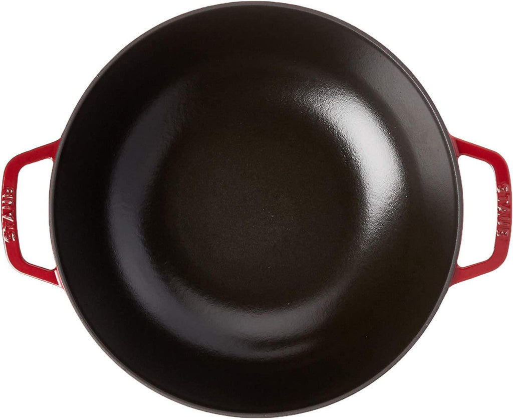 STAUB Cast Iron Perfect Pan, 4.5-quart, Cherry