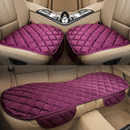Car cushion winter plush automotive cushion car accessories three sets of single piece warm cushion automotive supplies
