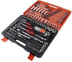 Ratchet Socket Wrench Set, 150Pcs Ratchet Socket Set Vehicle Maintenance Repair Toolbox Combination Wrench Hand Tool.