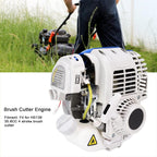 Yadoo Gasoline Engine - Brush Cutter Engine, 35.8CC 4 Stroke Gasoline Engine Garden Brush Cutter Accessories for HS139