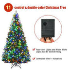 Goplus 9' Pre-Lit Artificial Christmas Tree Premium Hinged w/ 1000 LED Lights & Stand
